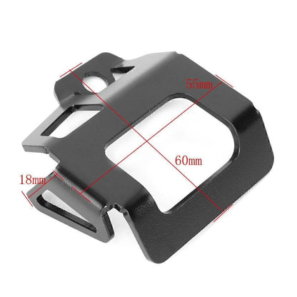 Rear Brake Fluid Reservoir Guard Cover Silver for Yamaha MT-09/FZ-09 (2014–2018)