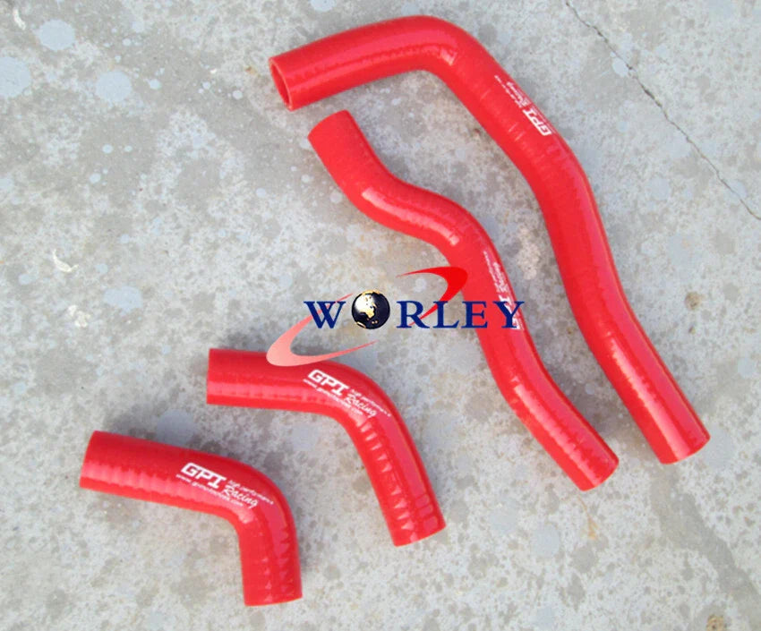 Silicone Radiator Hose Yellow for Honda CRF450X CRF450 2005-2016