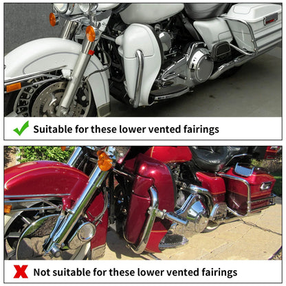 Lower Fairing Locking Glove Box Doors for Harley Touring Street Glide (2005-2013)