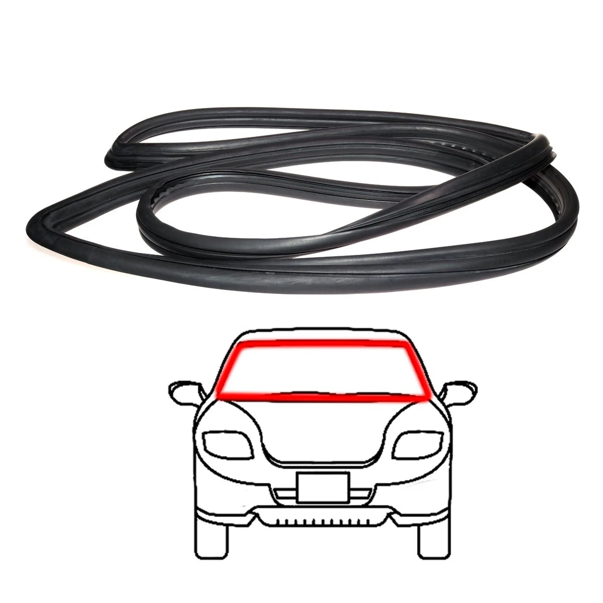 Windshield Seal for Toyota Hiace RegiusAce LH105 LH113 LH118 (1995–2004)