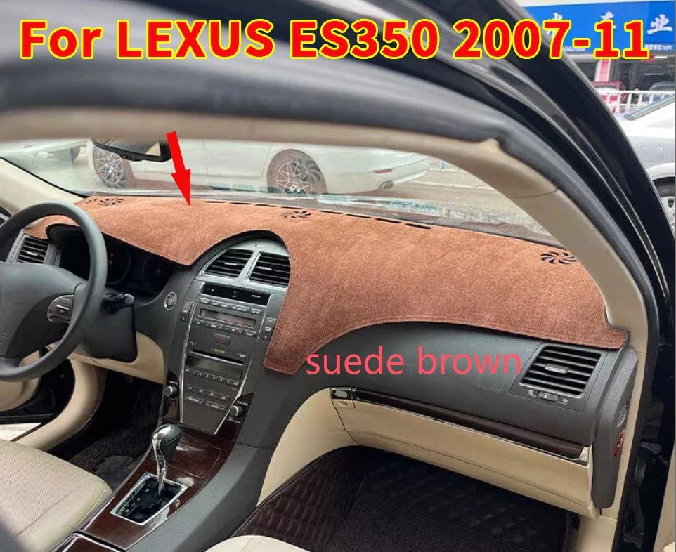Leather Dashboard Dash Cover Protector Pad Mat for LEXUS ES350 (2007–2011)