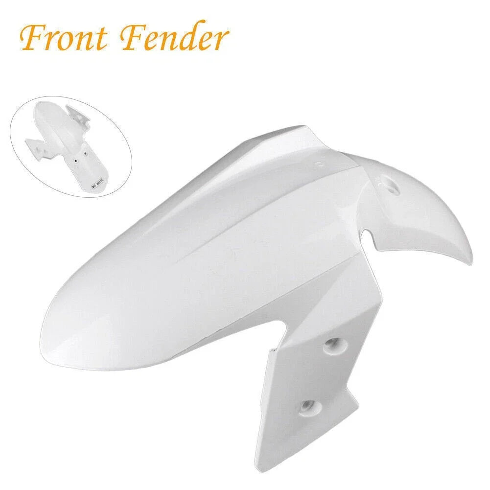Front Mudguard Fender for KAWASAKI ZX300R (2013) - Unpainted White
