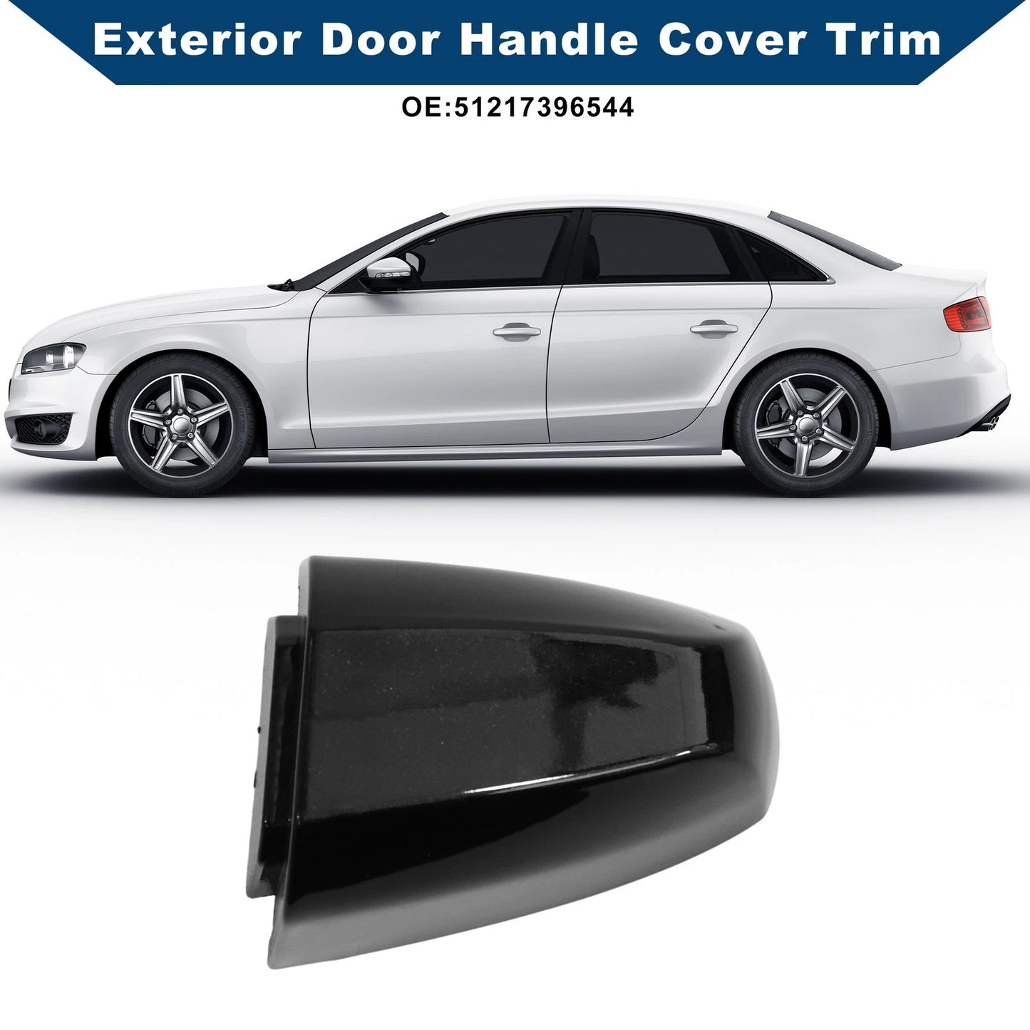 Exterior Door Handle Cover Trim for BMW X1 X2 X5 F15 X6 F16 (2014–2019) Blue ABS