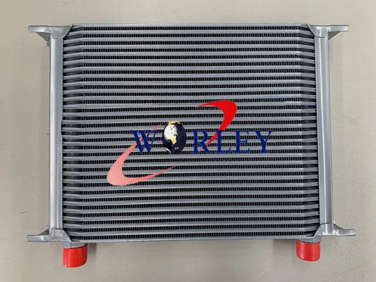 30 Row Engine Transmission Oil Cooler with 7 Inch Electric Fan for Universal