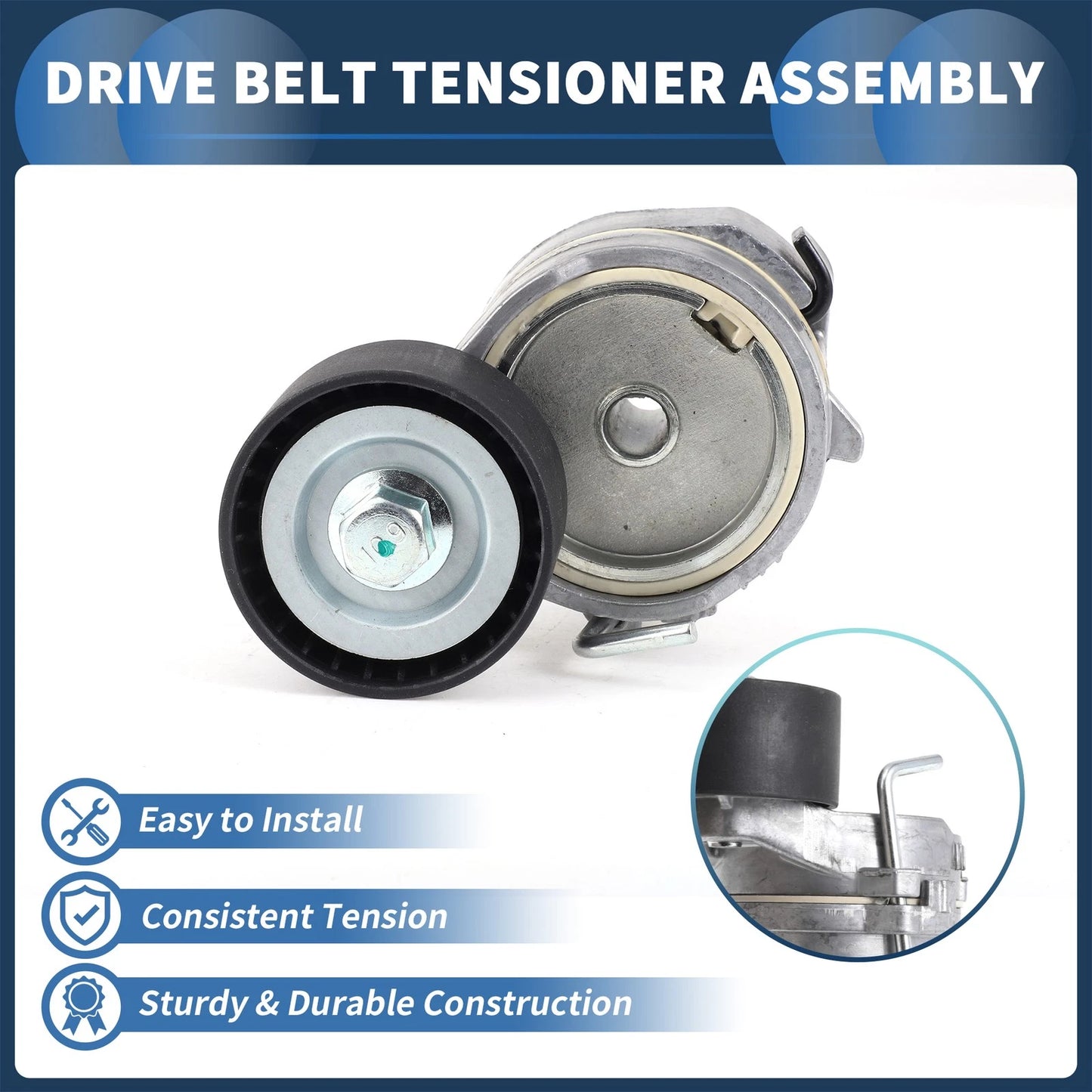 Belt Tensioner for Citroen C4 (2014–2024) No. 9808281280/534065310