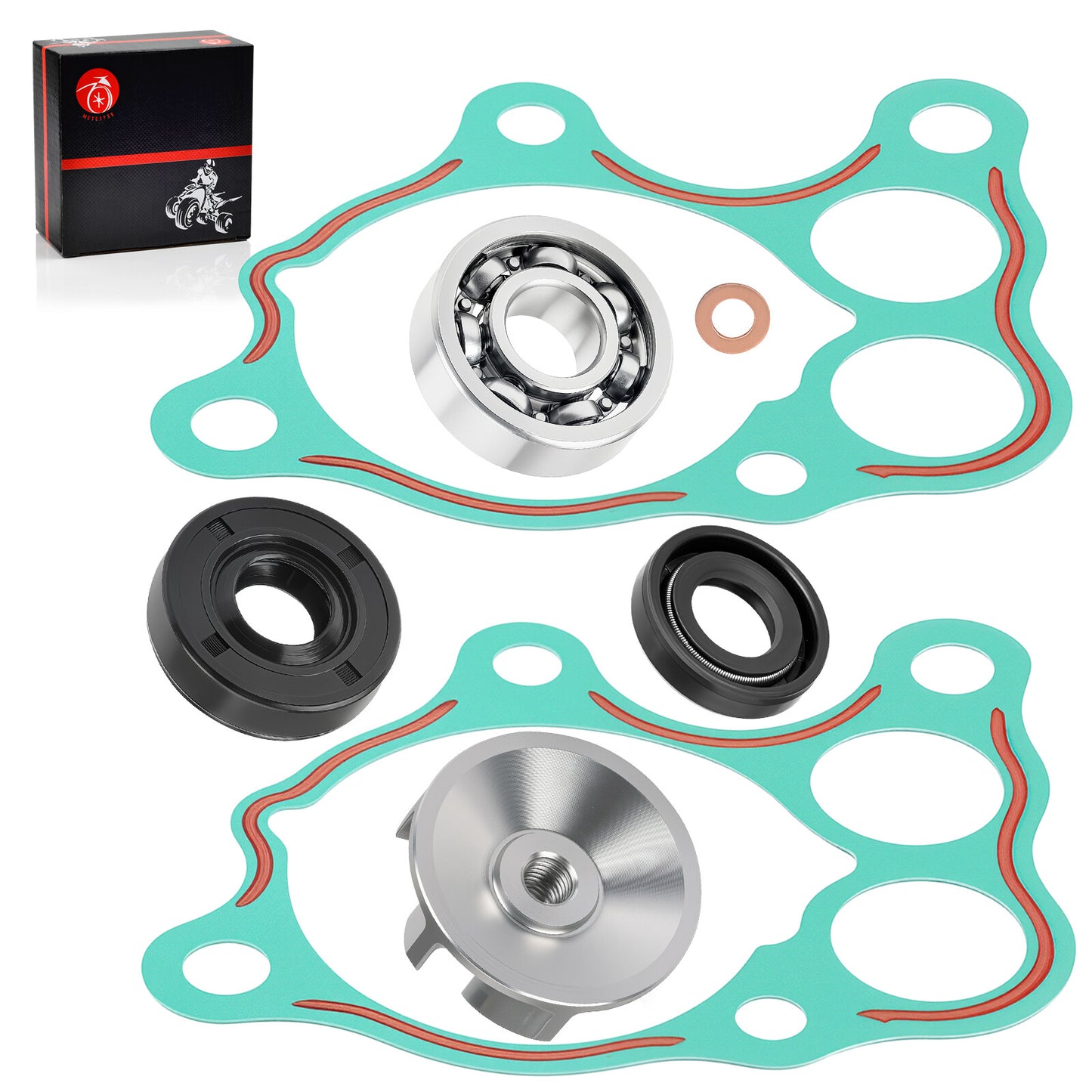 Water Pump Impeller Gasket Kit for Honda CR500R (1986–2001)