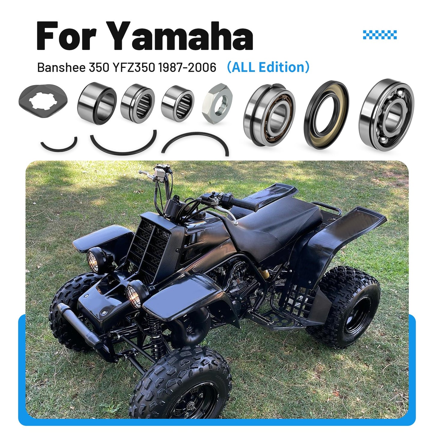 Transmission Bearings Set for Yamaha Banshee 350 (1987–2006)