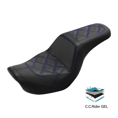 Gel Seat Pair for Harley Low Rider Street Fat Bob (2006-2017)