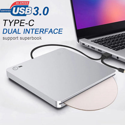 4K Super Slim External USB 3.0 DVD CD BD Recorder Drive