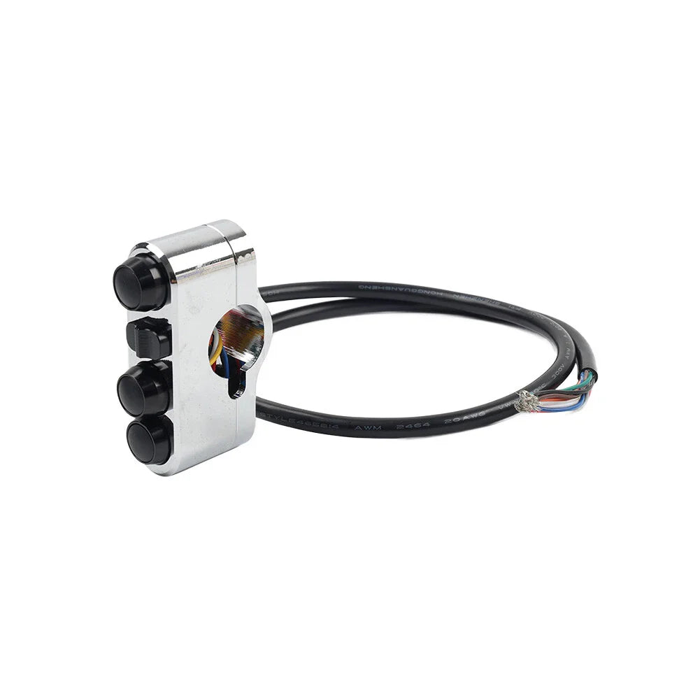 Handlebar Control Switches w/Wiring Harness for Harley Dyna Sportster