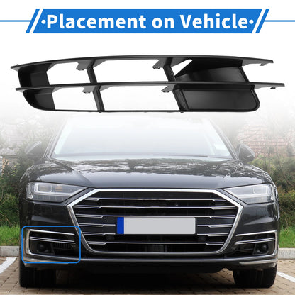 1pc Fog Light Grill for Audi Q7 (2007–2009) No. 4L0807682 ABS Black
