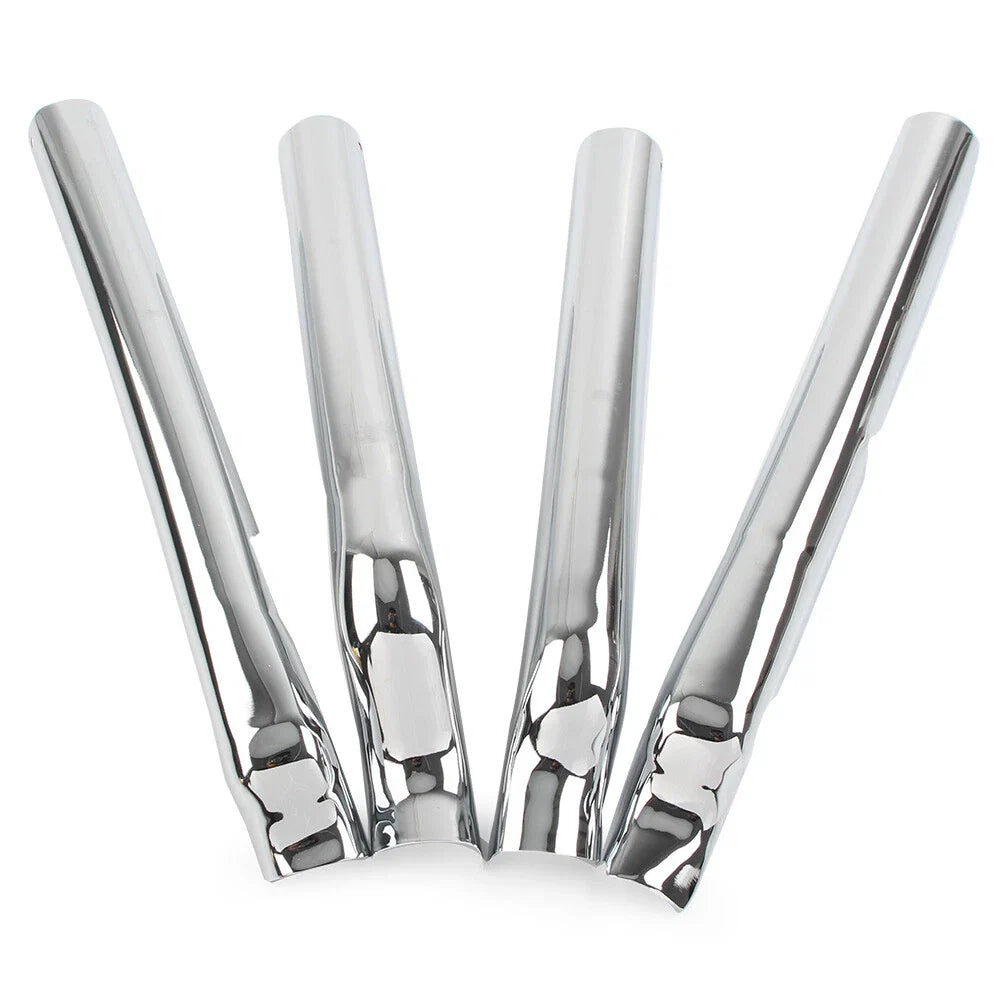 Chrome Rear Swingarm Tube Covers for Harley Heritage Softail Classic (2000-2011)