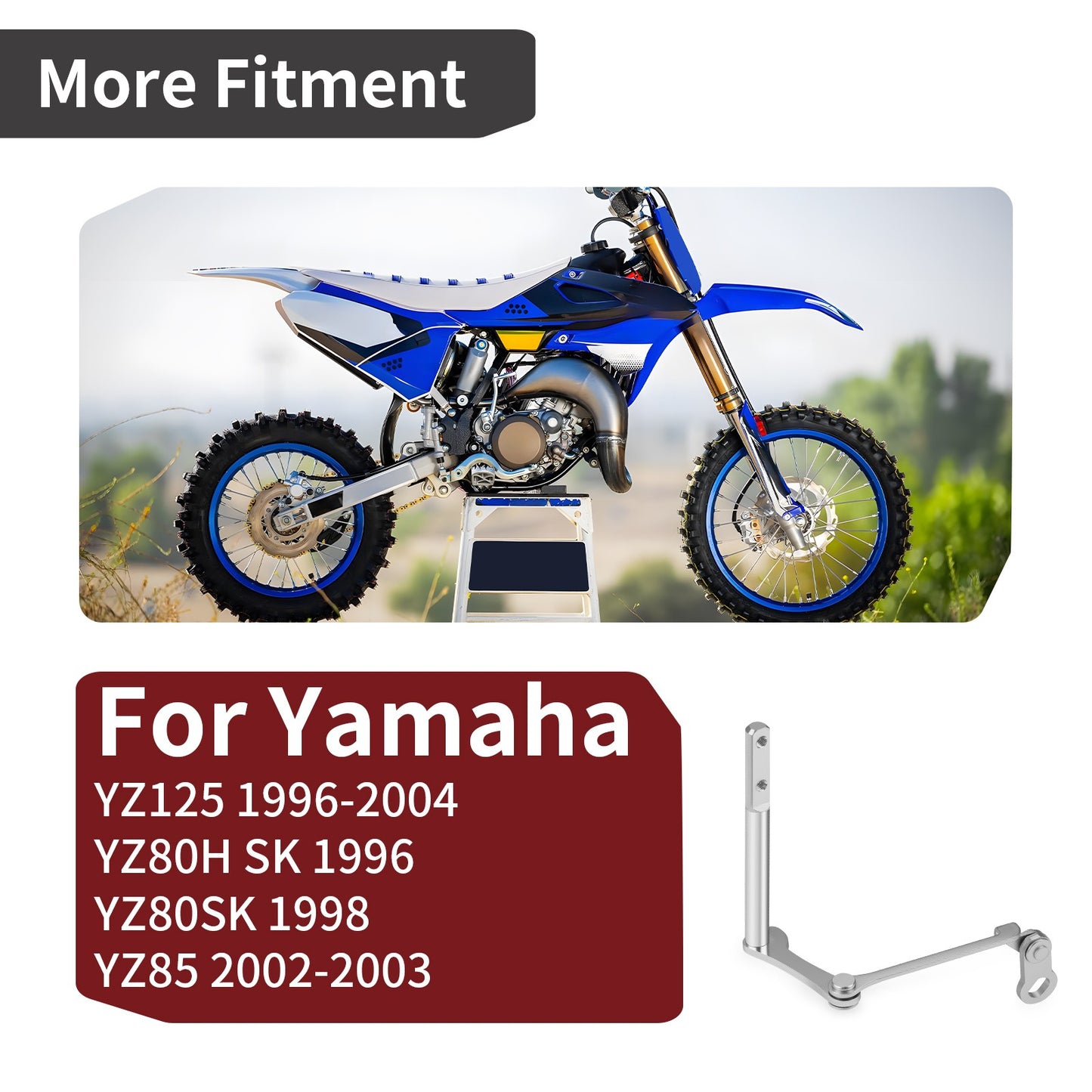 Exhaust Power Valve Push Rod Assembly for Yamaha YZ125 (1996–2004)