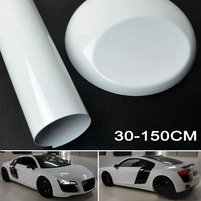 Vinyl Film Wrap / 30x150CM / Car Gloss White Sticker Decal