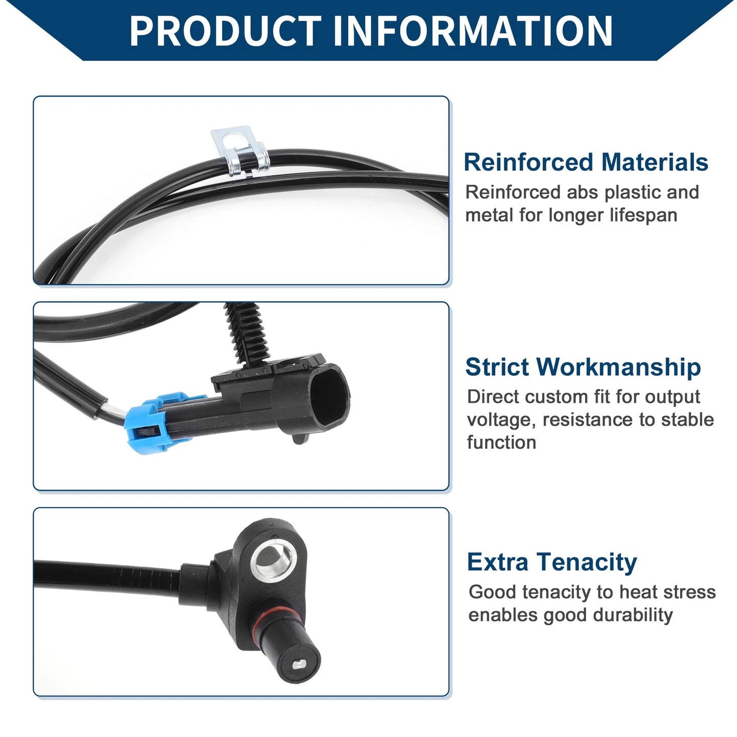 ABS Wheel Speed Sensor No.15997070 for Cadillac Escalade (2002–2020)