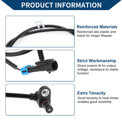 ABS Wheel Speed Sensor No.15997070 for Cadillac Escalade (2002–2020)