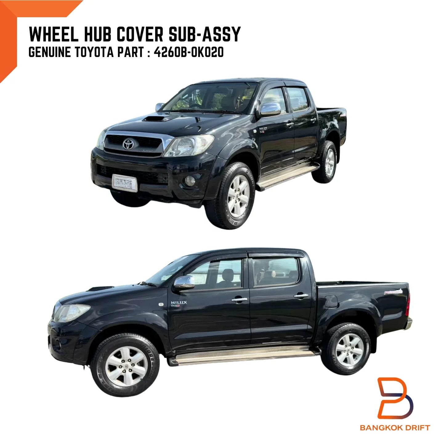 OEM Wheel Hub Center Cap Cover for Toyota Hilux Vigo Fortuner (2008-2012)