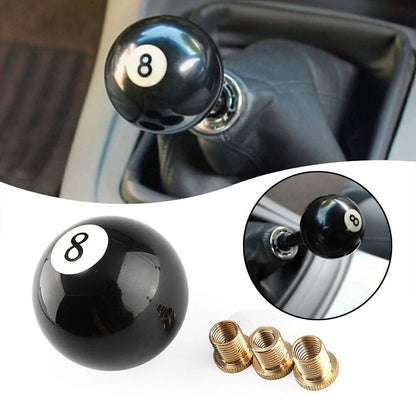 Shift Knob for Universal No.8 Billiard Ball with 3 Adapters