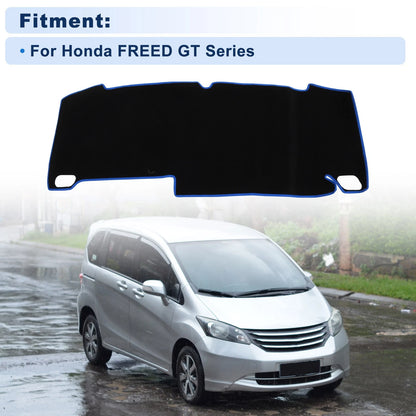 Dash Cover for Honda Freed GT Series (Polyester Black with Blue Edge)