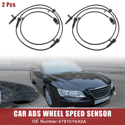 2 Pcs ABS Wheel Speed Sensor for Nissan Juke (2010–2019) No. 479101KA0A