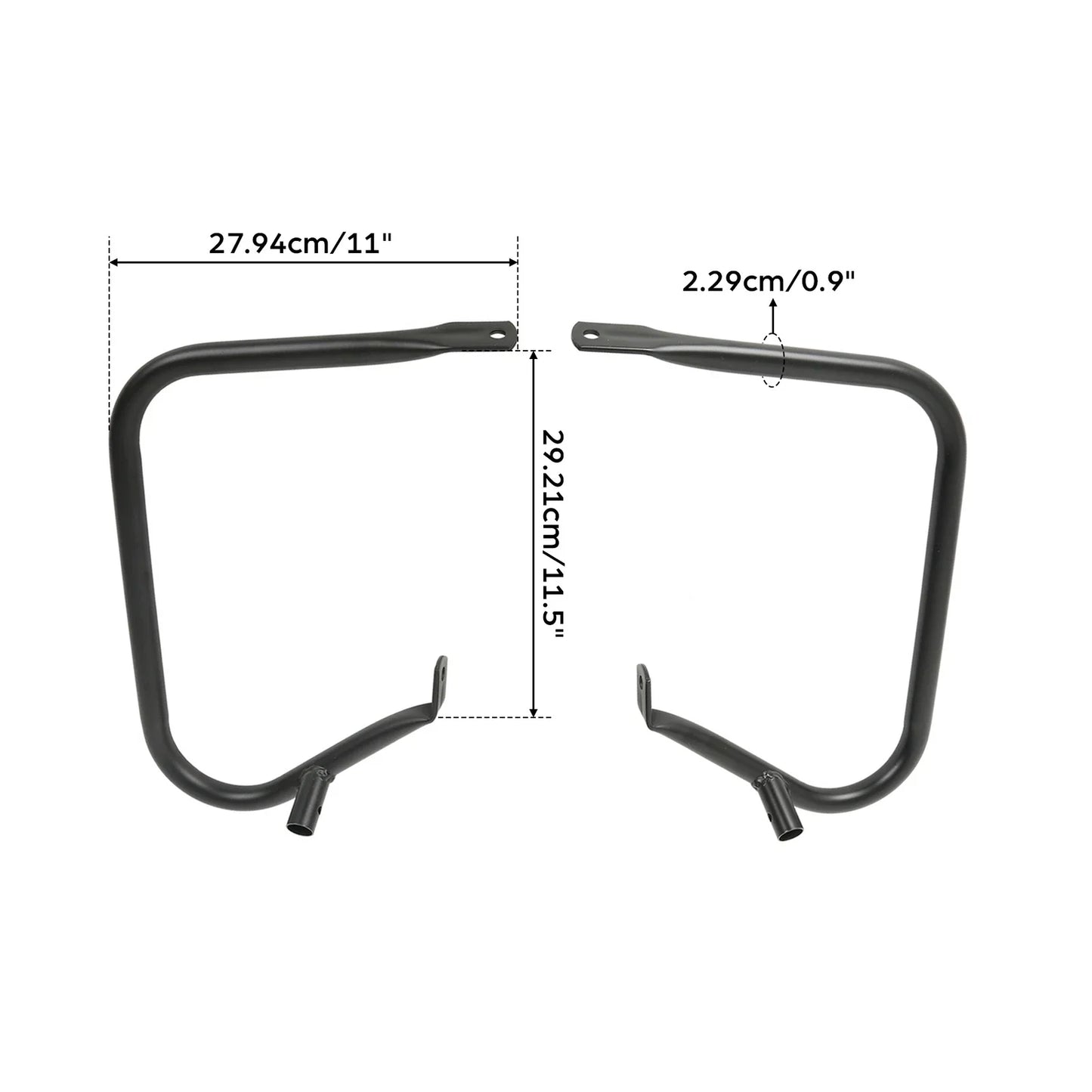 Hard Saddlebag Guard Bracket for Harley Touring Road Street Glide (1997-2013)