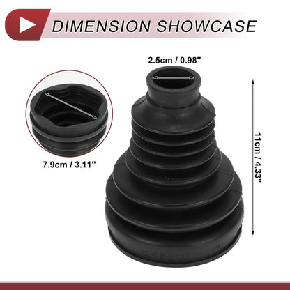 Inner CV Joint Boot Kit with Clamps for BMW 320i (2013-2018)