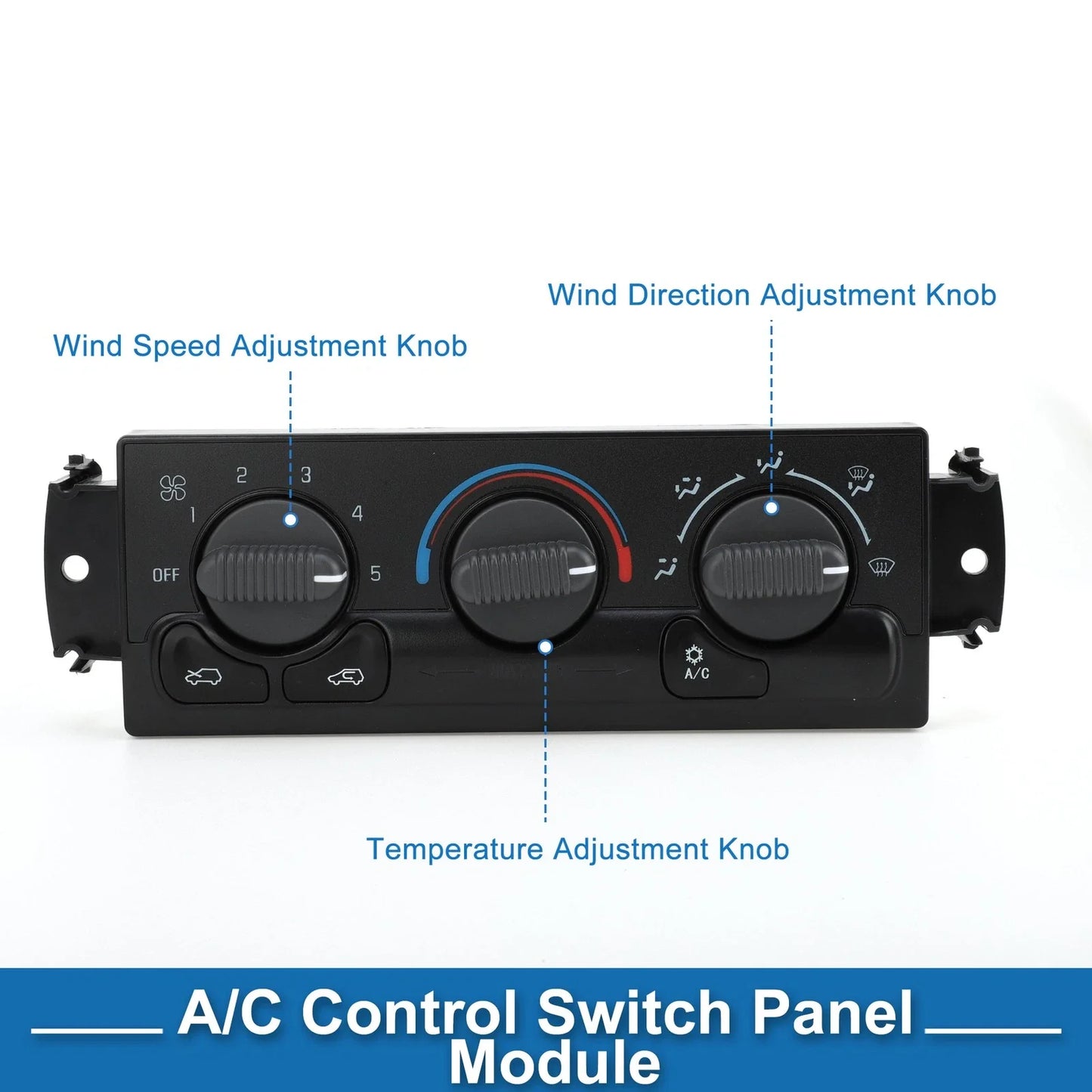 A/C Heater Climate Control Panel for Chevrolet Silverado 1500 2500 (1999-2001)