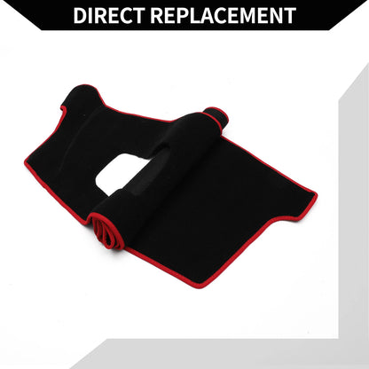 Dashboard Cover Mat for Mazda CX-5, CX-8 (2017–2021) - Black Red
