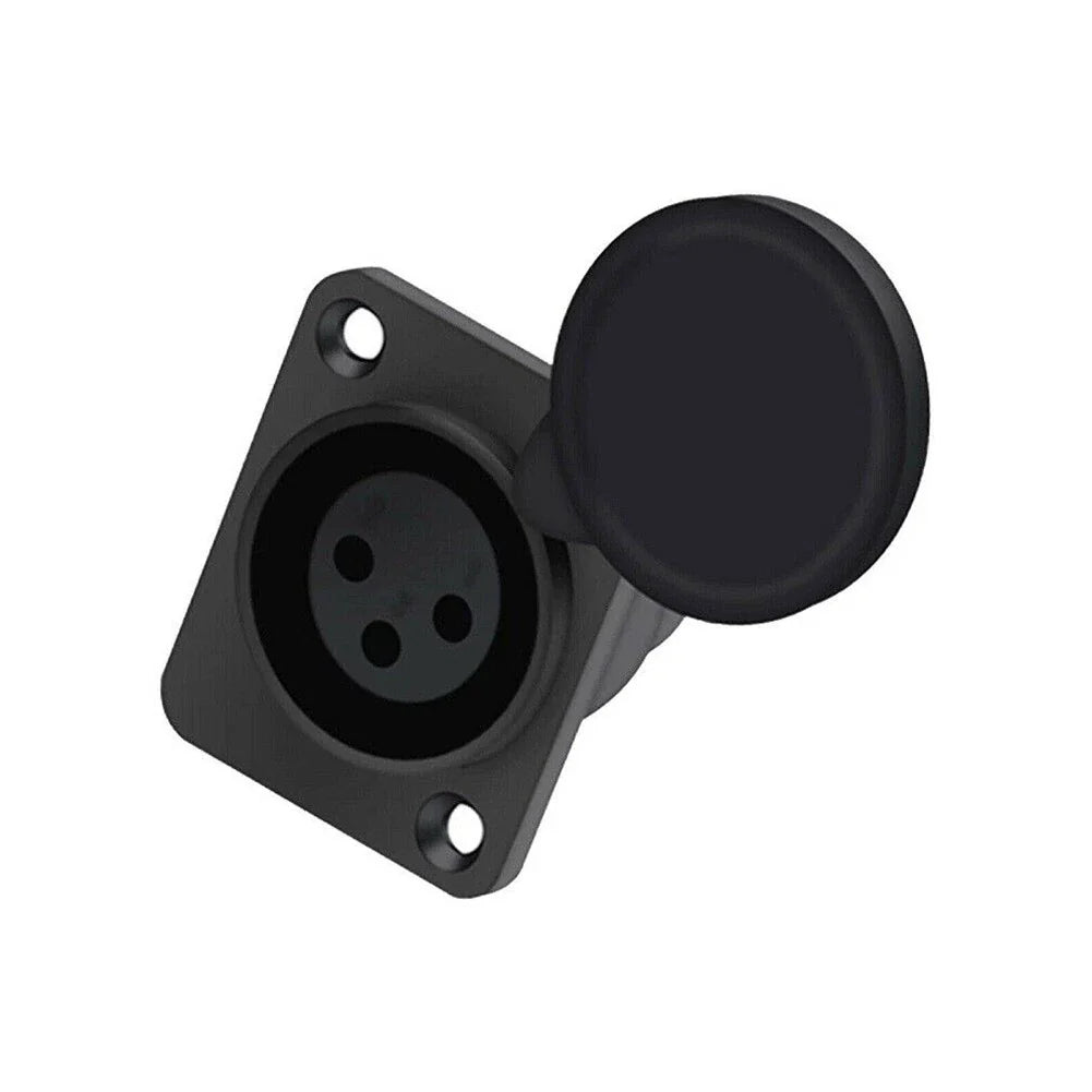 ABS Plastic Shell XLR 3-pin Socket Charging Port for Auto Make Model