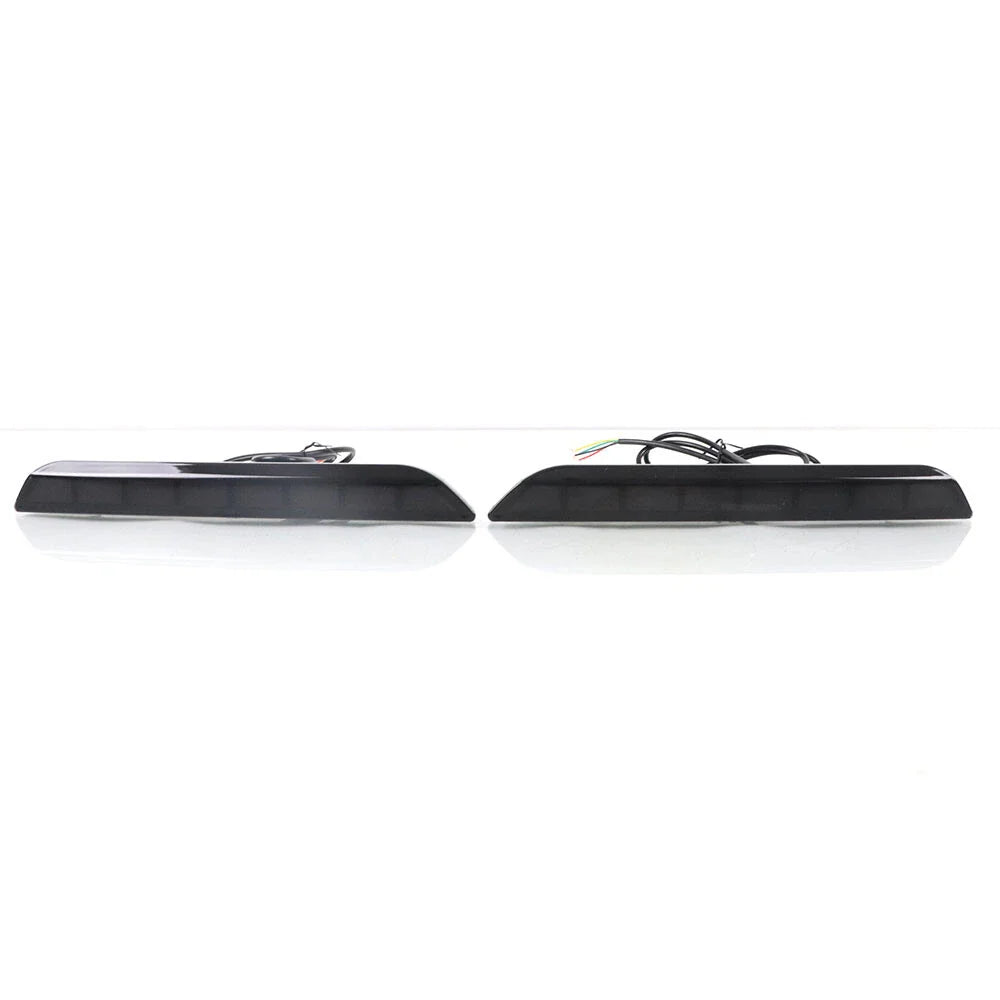 GT-Style Smoked Rear Bumper Reflector Fog Brake Light for Ford Explorer (2020–2024)
