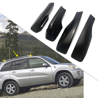 4X Roof Rack Rail End Bar Cover Caps for Toyota RAV4 (2001–2005)