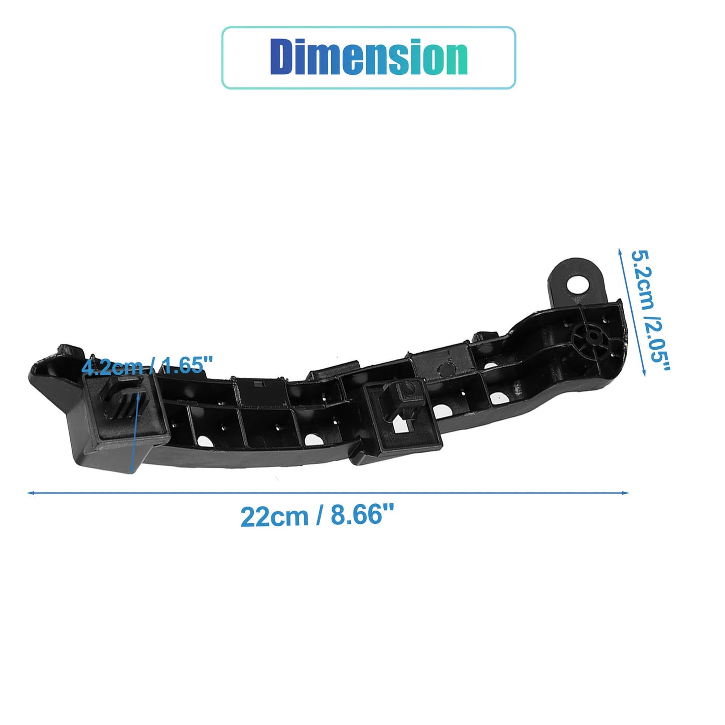1 Pair Front Bumper Mounting Support Bracket for Honda CR-V (2017–2019)