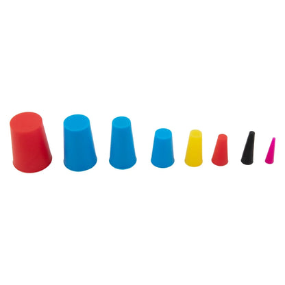 105 Pcs High Temp Masking Powder Coating Silicone Cone Assortment