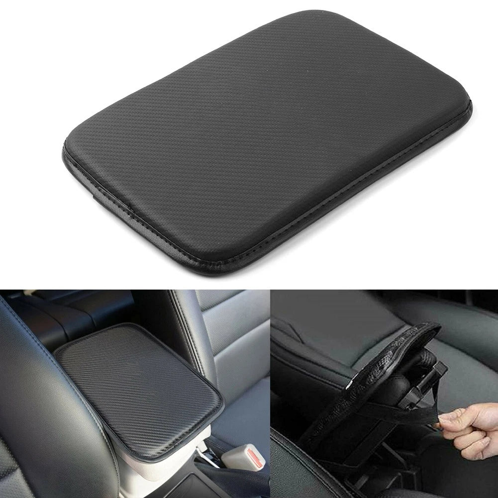 Carbon Fiber Center Console Armrest Cushion Pad for Ford Mustang