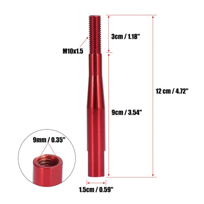 Gear Shift Knob Extender for Honda Civic & Fit (M10X1.5) Red