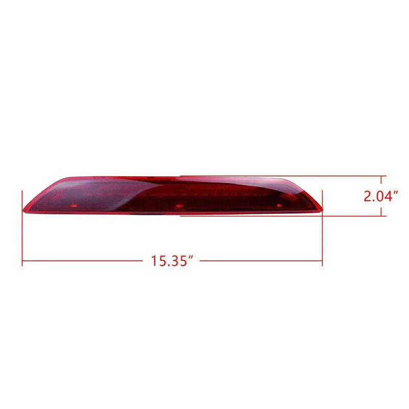 Red Lens High-Level Brake Lights for Ford Transit Custom (2012–2020)