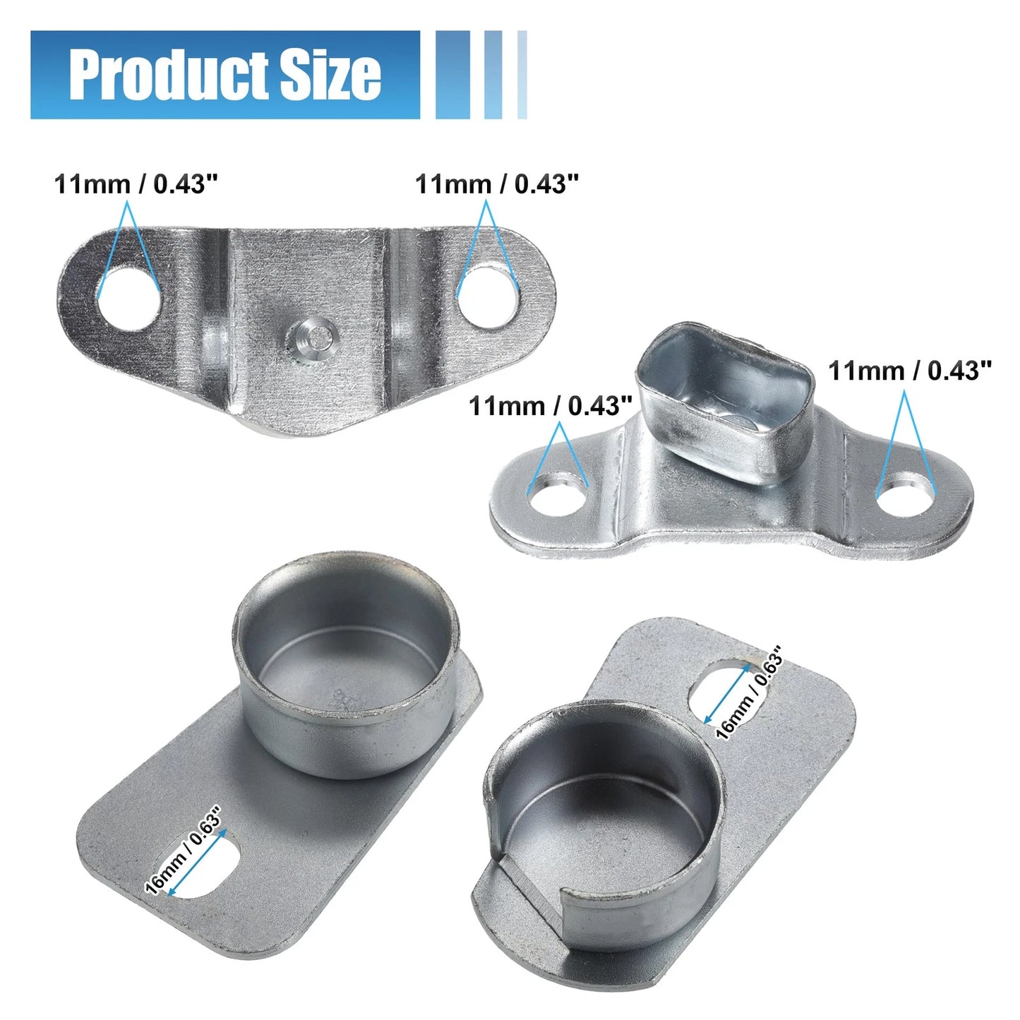 Set of 2 Tailgate Hinge Kit No. 15521579/15603558 for GMC C1500 (1988–1999)