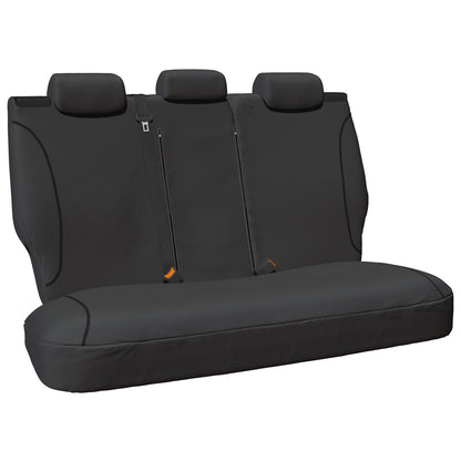 Set of 2 Grey Canvas Car Seat Covers for Mazda BT50 (2015–2019)