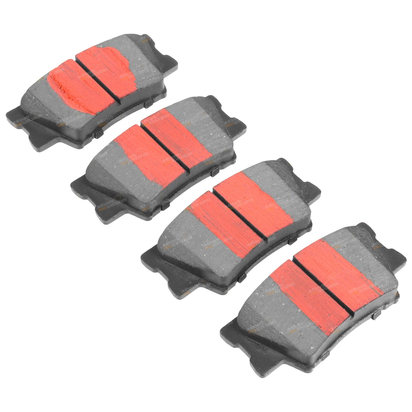 Set of 4 Rear Ceramic Disc Brake Pads for Toyota Aurion (2012–2017)