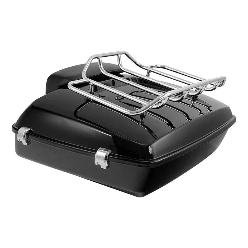 Black Chopped Trunk Backrest for Harley CVO Road Glide (2014-2025)