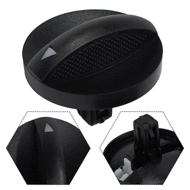 3 x Heater Fan Control Switch Knob for Toyota Hilux Vigo KUN16 GGN15 (2004-2011)