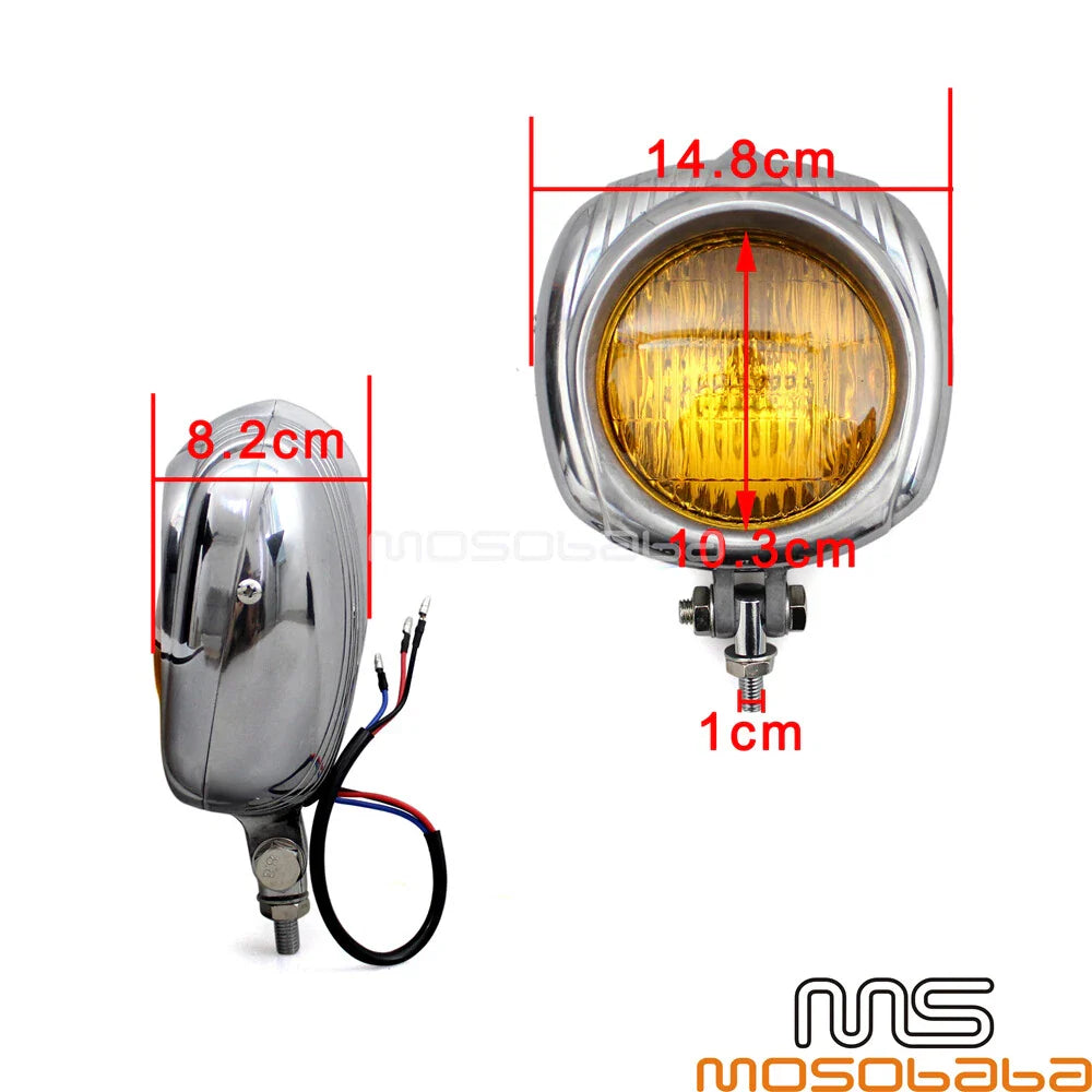 H4 12V Classical Headlight for Harley Chopper Touring Custom