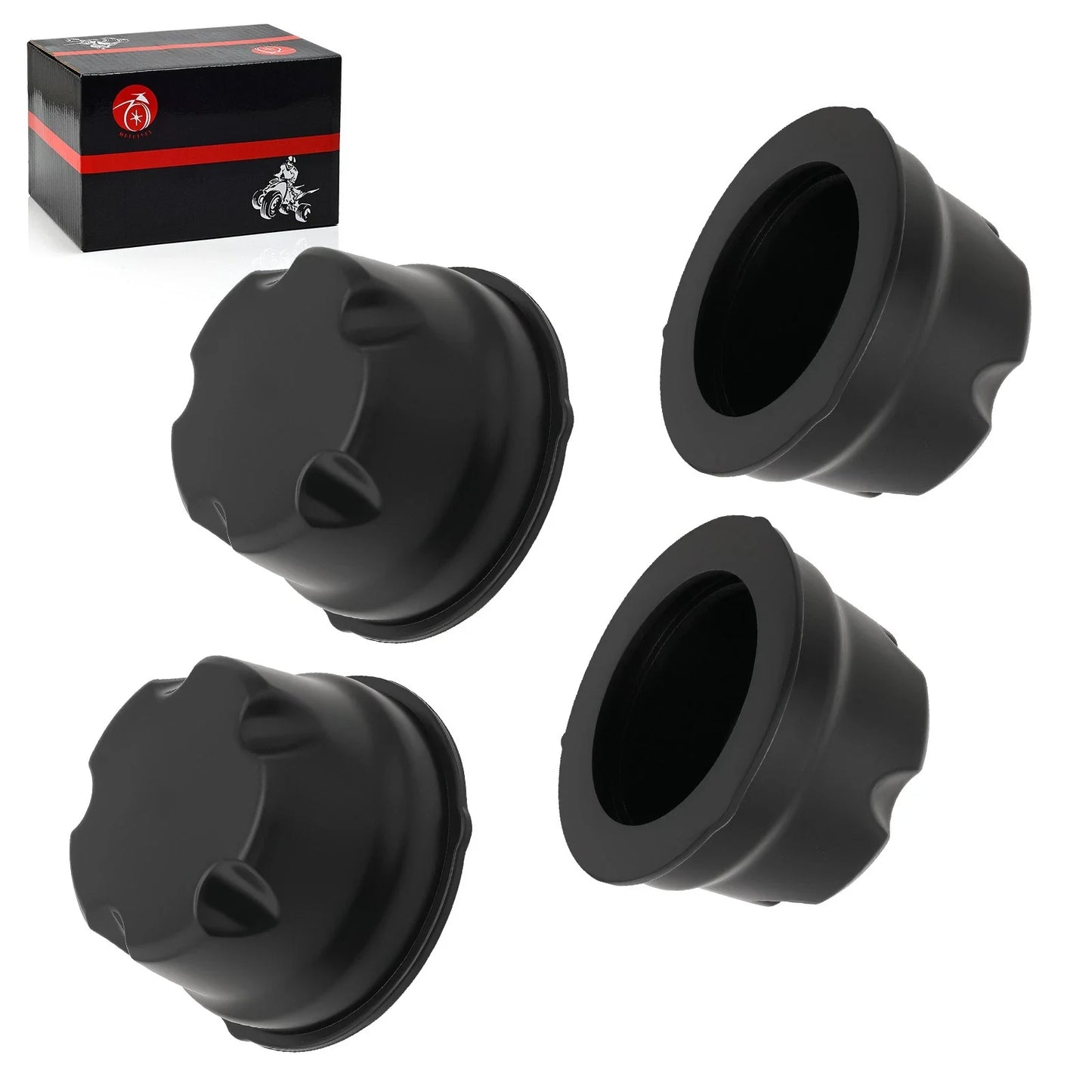 2 x Front And Rear Wheel Hub Caps for Suzuki King Quad (2003–2016)