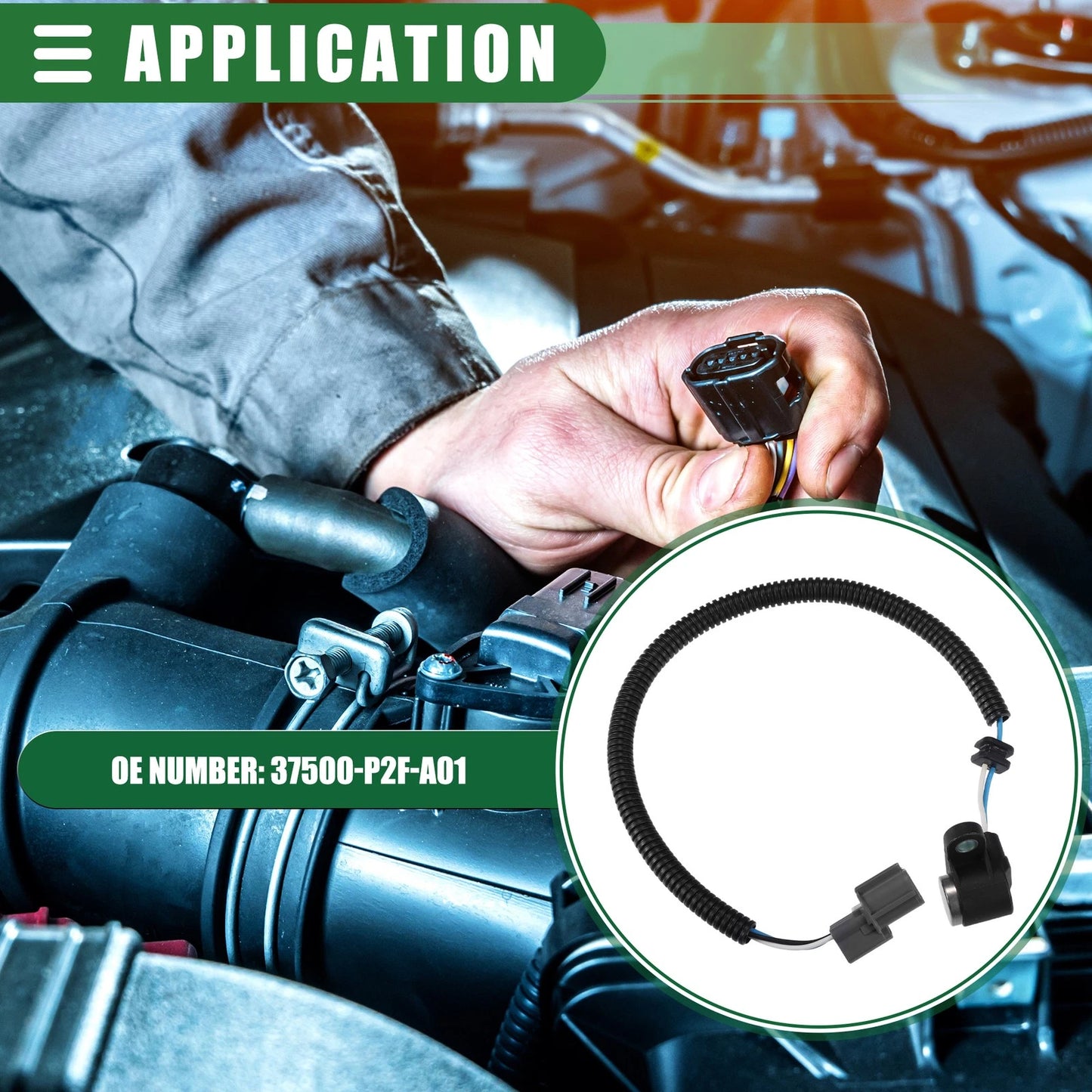 Crankshaft Position Sensor for Honda (2010–2015)