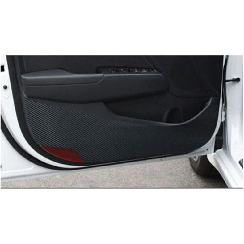 Carbon fiber Door Anti-Kick Panel Guard Trim for Hyundai Elantra (2017–2020)