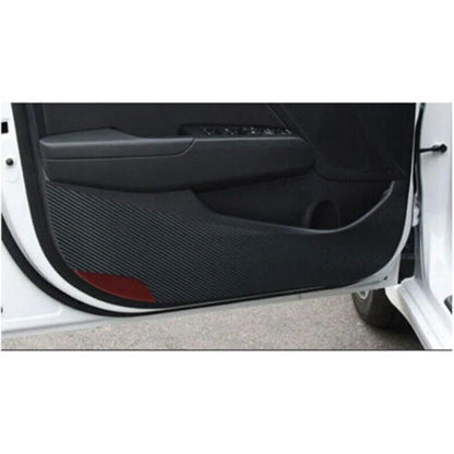 Carbon fiber Door Anti-Kick Panel Guard Trim for Hyundai Elantra (2017–2020)