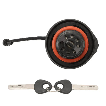 Fuel Tank Cap w/ 2 Keys for Fiat 500 Grande Punto EVO Panda (2007-2017)