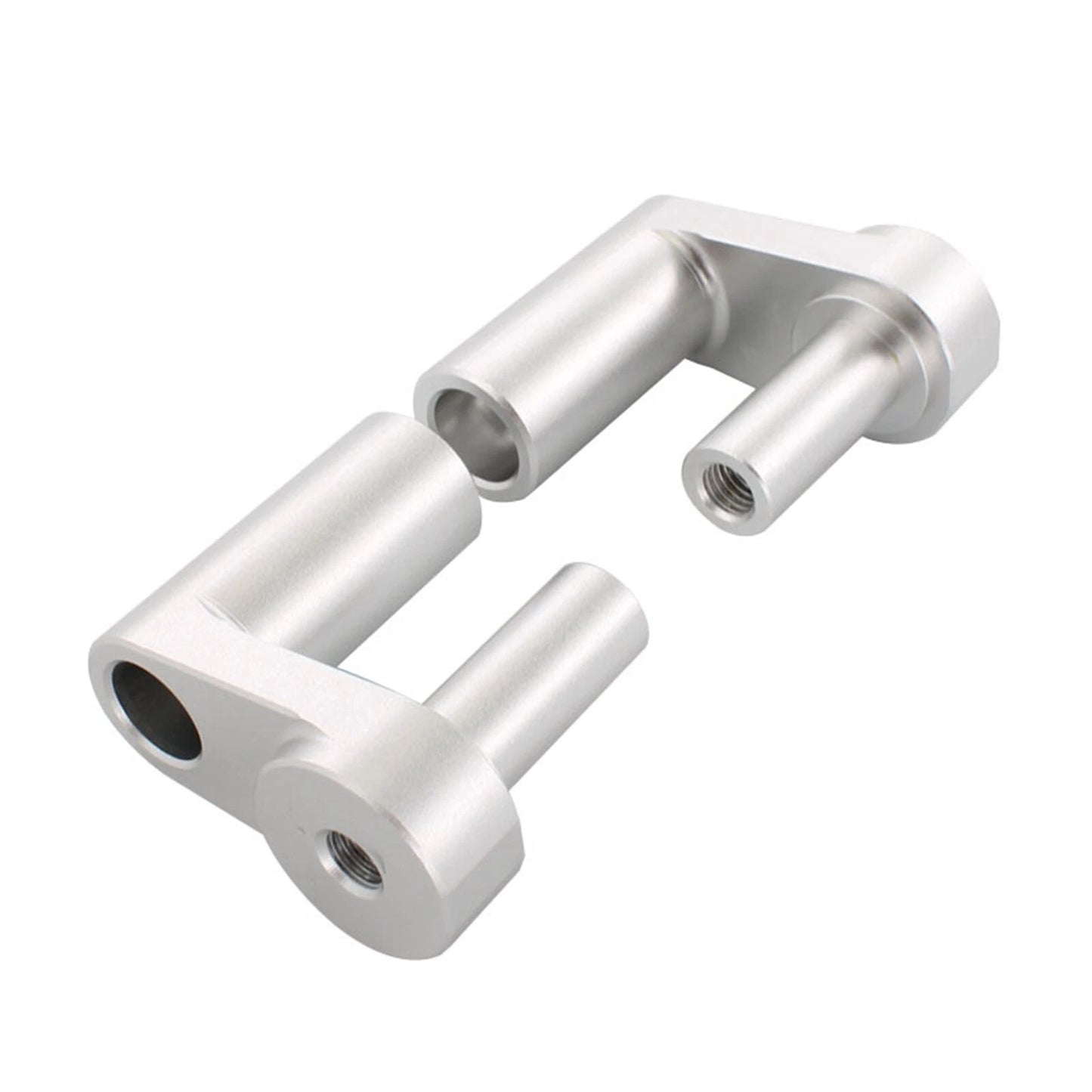 1 Pair Chrome Handlebar Riser Clamp for BMW R1250RT (2014-2023)