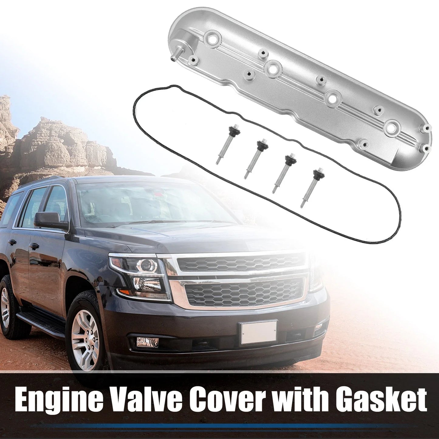 Driver Side Valve Cover for Chevy Silverado Tahoe GMC Sierra Yukon (2007-2014)