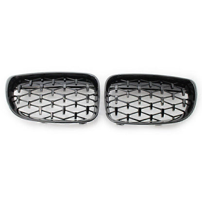 Gloss Black Front Grille for BMW E81 E82 E87 E88 1 Series (2008-2011)